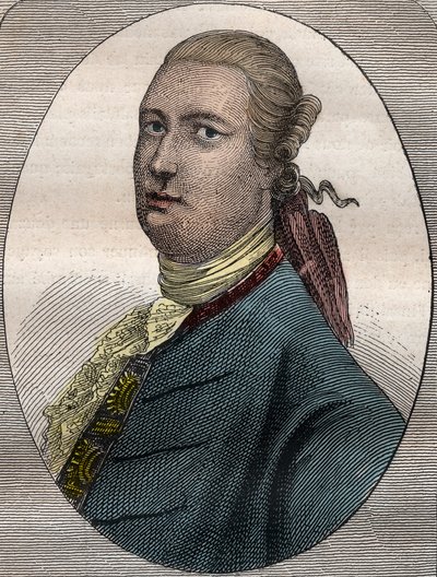 James Bruce, İskoç gezgin ve seyahat yazarı (1730-1794) - James Bruce İskoç diplomat, kaşif ve coğrafyacı (1730-1794) - “18. Yüzyılın Büyük Denizcileri”nden alınan çizim” by French School