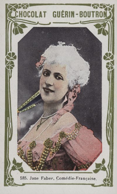 Jane Faber, Comedie-Francaise (renkli fotoğraf) by French School