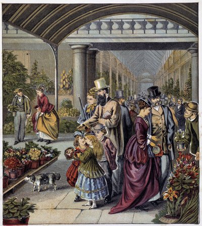 Çiçek bahçesi - “”Küçük çocukların dükkanı: tatilde””, ed. Balta, n.d., c.1900 by French School