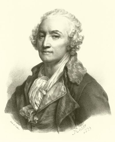 Jean-Baptiste Greuze, portre (gravür) by French School