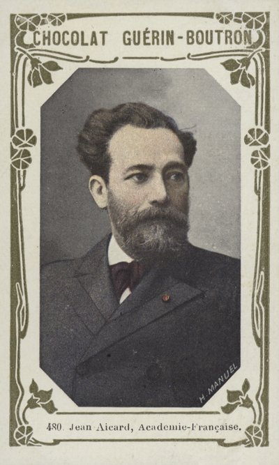 Jean Aicard, Academie-Francaise (renkli fotoğraf) by French School