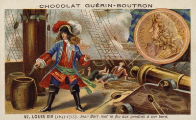 Jean Bart gemisinde barutu ateşe verdi by French School