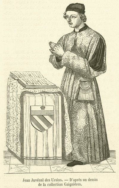 Jean Juvenal des Ursins (gravür) by French School