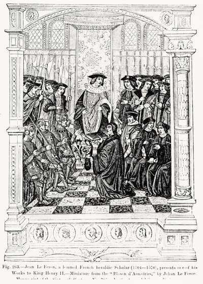 Jean le Feron (1504-70) eserlerinden birini Blason dArmoires