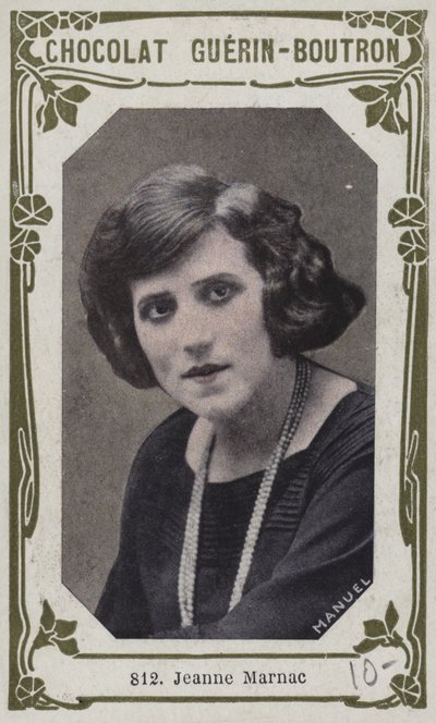 Jeanne Marnac (renkli fotoğraf) by French School