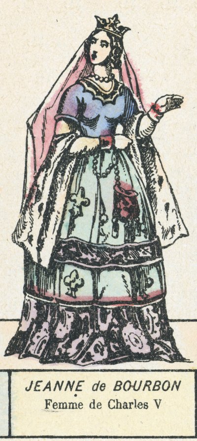 Jeanne de Bourbon, Charles V