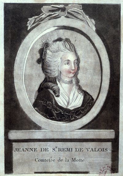 Jeanne de Valois-Saint-Remy (1756-91), Kontes de La Motte, c.1786 by French School