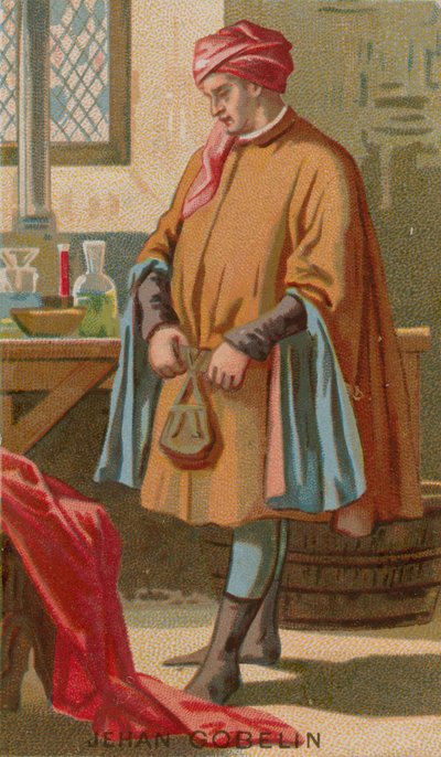 Jehan Gobelin, 15. Yüzyıl Fransız boyacısı by French School