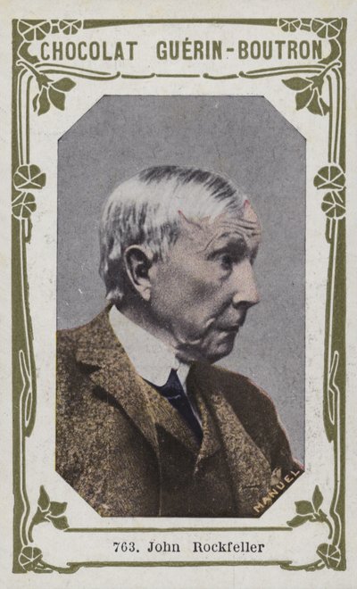 John Rockefeller (renkli fotoğraf) by French School
