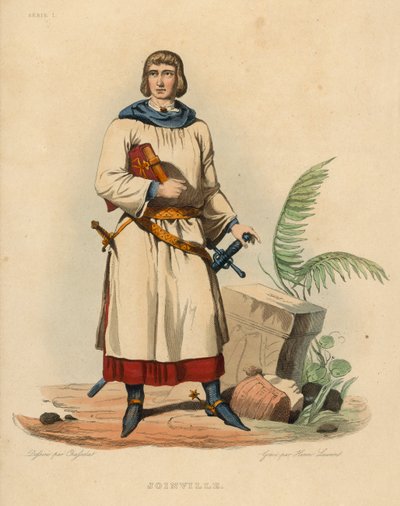 Joinville (renkli gravür) by French School