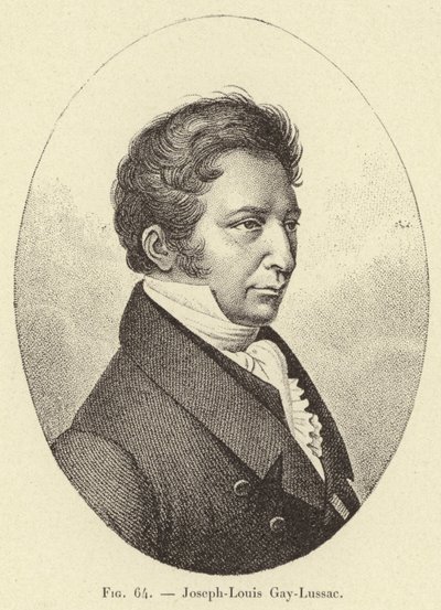 Joseph-Louis Gay-Lussac (gravür) by French School