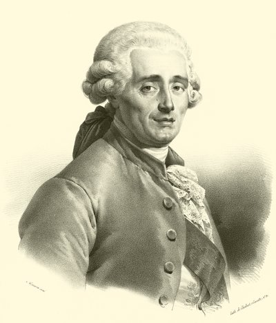 Joseph-Marie Vien, portre (gravür) by French School