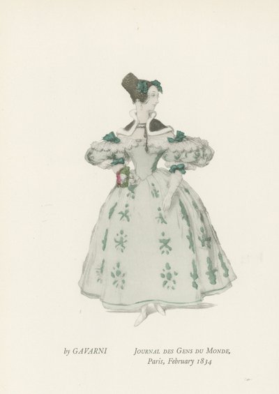 Journal des Gens du Monde, Paris, Şubat 1834 by French School