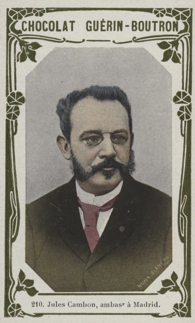 Jules Cambon, Madrid Büyükelçisi (renkli fotoğraf) by French School