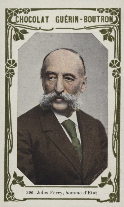 Jules Ferry, devlet adamı (renkli fotoğraf) by French School