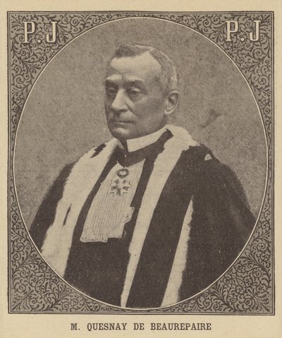 Jules Quesnay de Beaurepaire, Fransız yargıç by French School