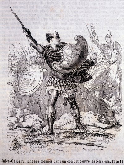Julius Caesar birliklerini Nerviens