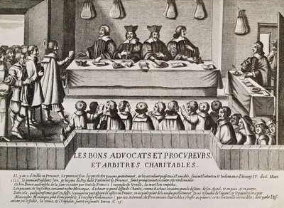 Henry IV saltanatı sırasında Adalet by French School