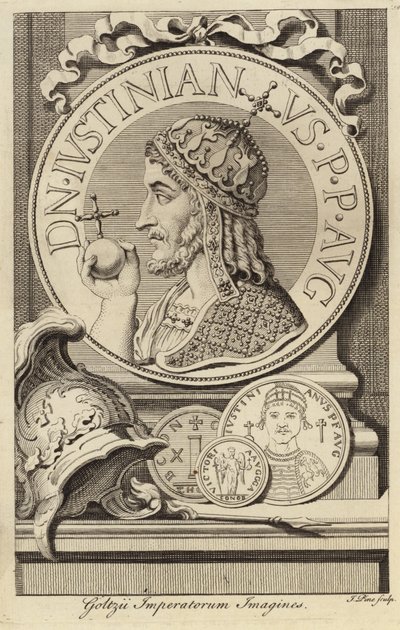 Justinian I Büyük by French School