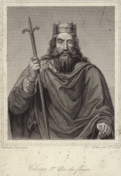 Frank Kralı I. Clovis by French School