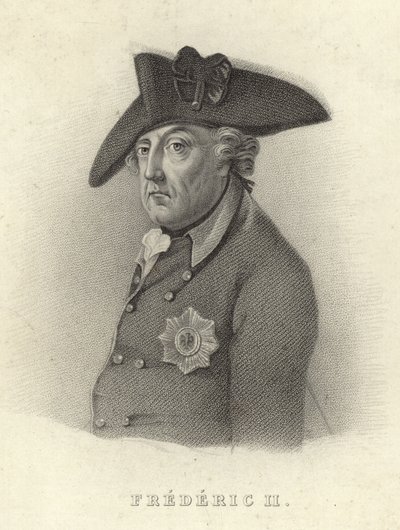 Prusya Kralı II. Friedrich by French School