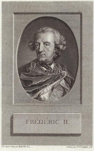 Prusya Kralı II. Friedrich by French School
