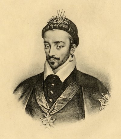 Fransa Kralı III. Henri (1551-89) by French School