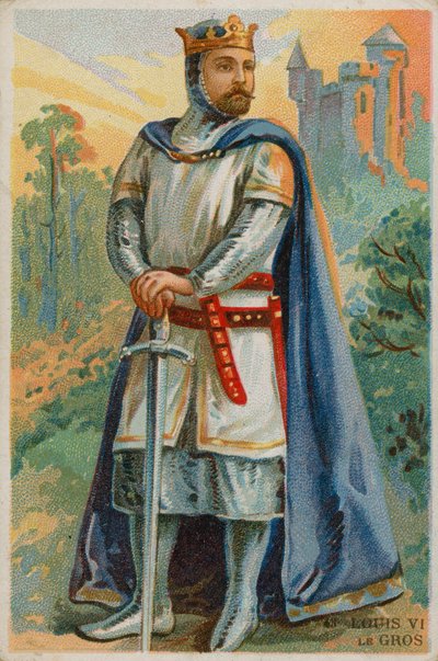 The Fat denilen Kral Louis VI by French School