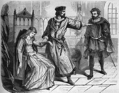 Fransa Kralı VI. Philip (Philippe de Valois) (1293 - 1350) ve eşi Navarre