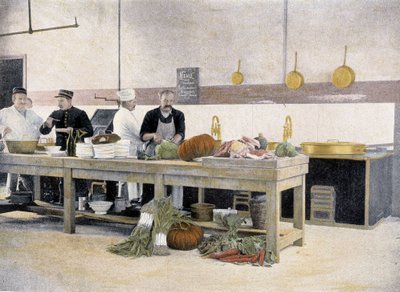 Kantinin mutfağı - "" Militaire Albümü"nde - Muhafız Lejyonu by French School