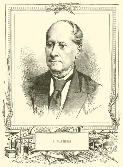 L Palmieri (gravür) by French School