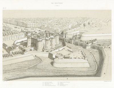 Bastille, 1650 by French School