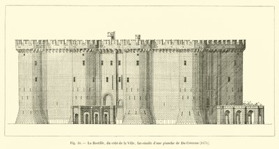 La Bastide, Şehir tarafında, Du Cerceau tarafından bir levhanın tıpkıbasımı, 1575 by French School