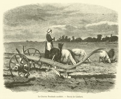 Modifiye Dombasle Pulluk (gravür) by French School