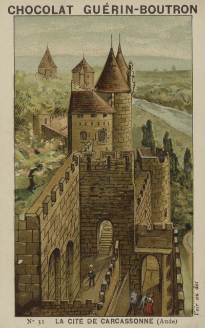 Carcassonne Şehri, Aude by French School