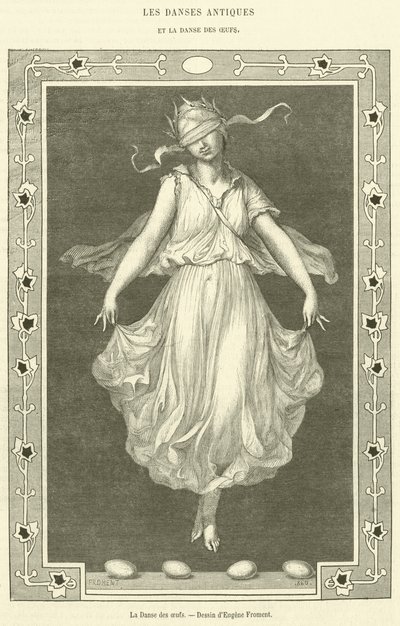 Yumurta Dansı (gravür) by French School