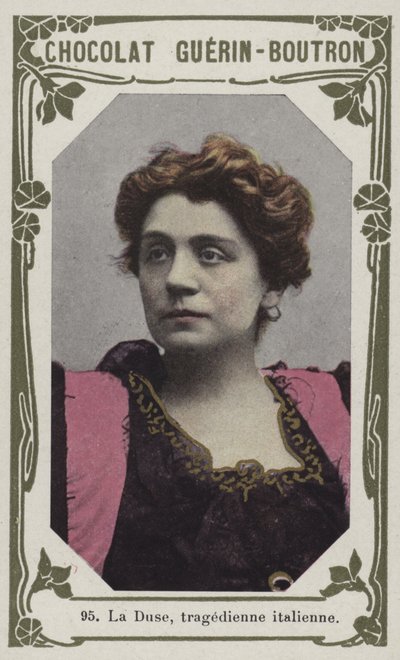 La Duse, İtalyan Trajedisi (renkli fotoğraf) by French School
