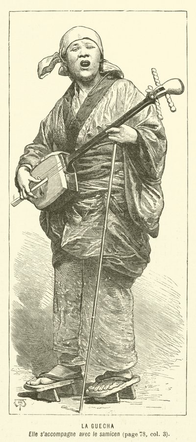 La Guecha (gravür) by French School