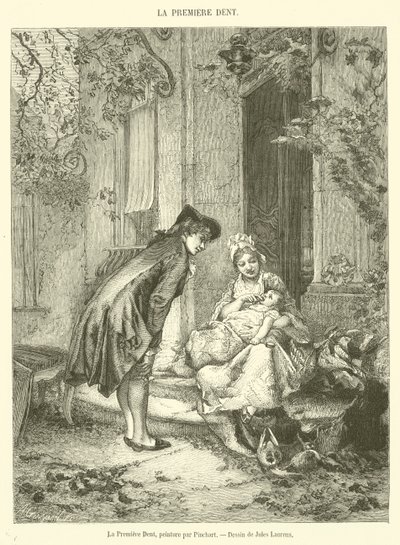 La Premiere Dent (gravür) by French School
