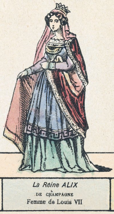 Şampanya Kraliçesi Alix, Louis VII