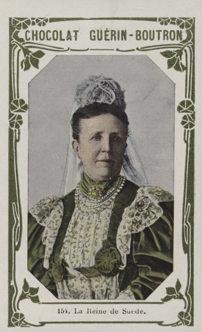 La Reine de Suede (renkli fotoğraf) by French School