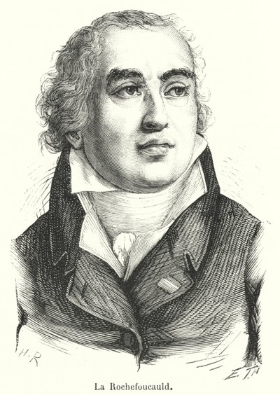 La Rochefoucauld (gravür) by French School
