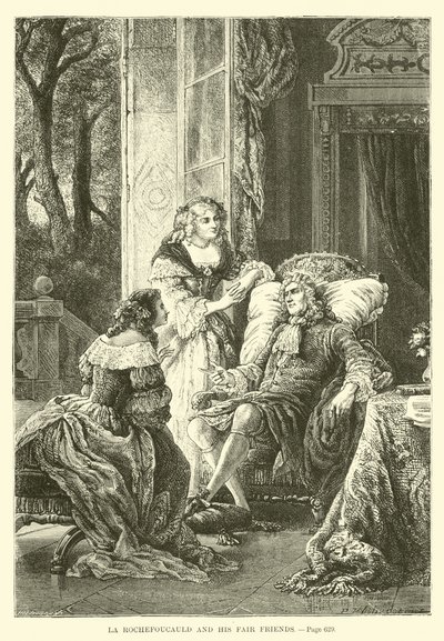 La Rochefoucauld ve adil arkadaşları by French School
