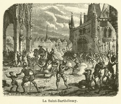 La Saint-Barthelemy (gravür) by French School