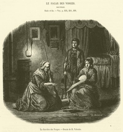 Vosges Cadısı (gravür) by French School
