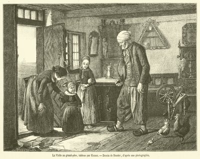 Dedeye Ziyaret (gravür) by French School