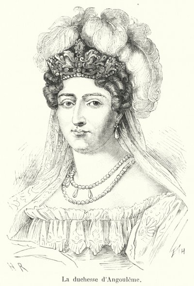Angouleme Düşesi by French School