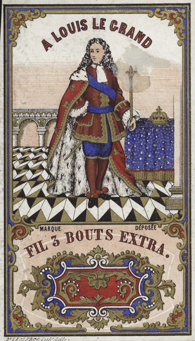 A Louis le Grand için etiket by French School