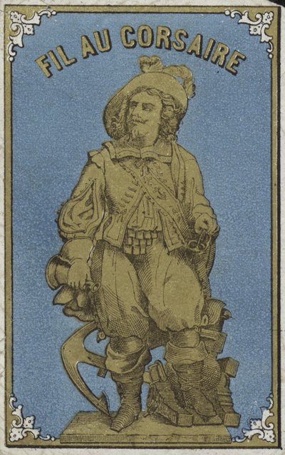 Cosairs ipliği için etiket by French School
