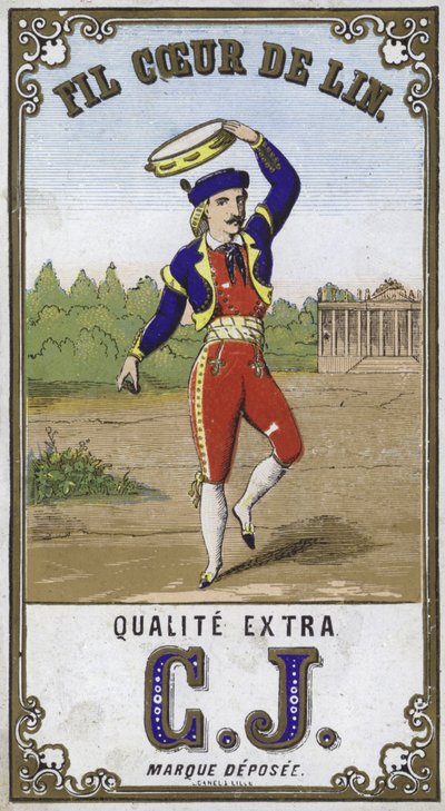 Keten Kalp İplik Etiketi by French School